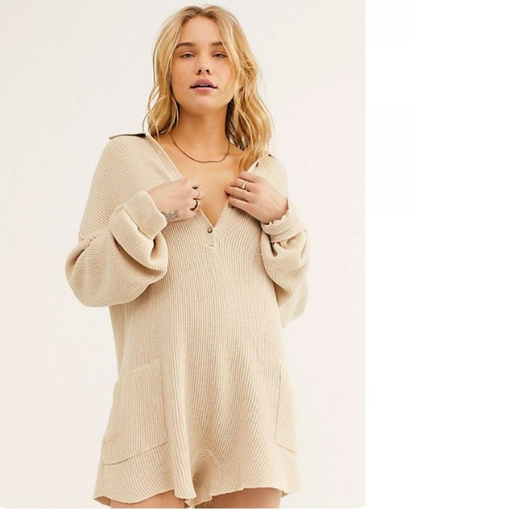 Free People Picnic Sweater Romper